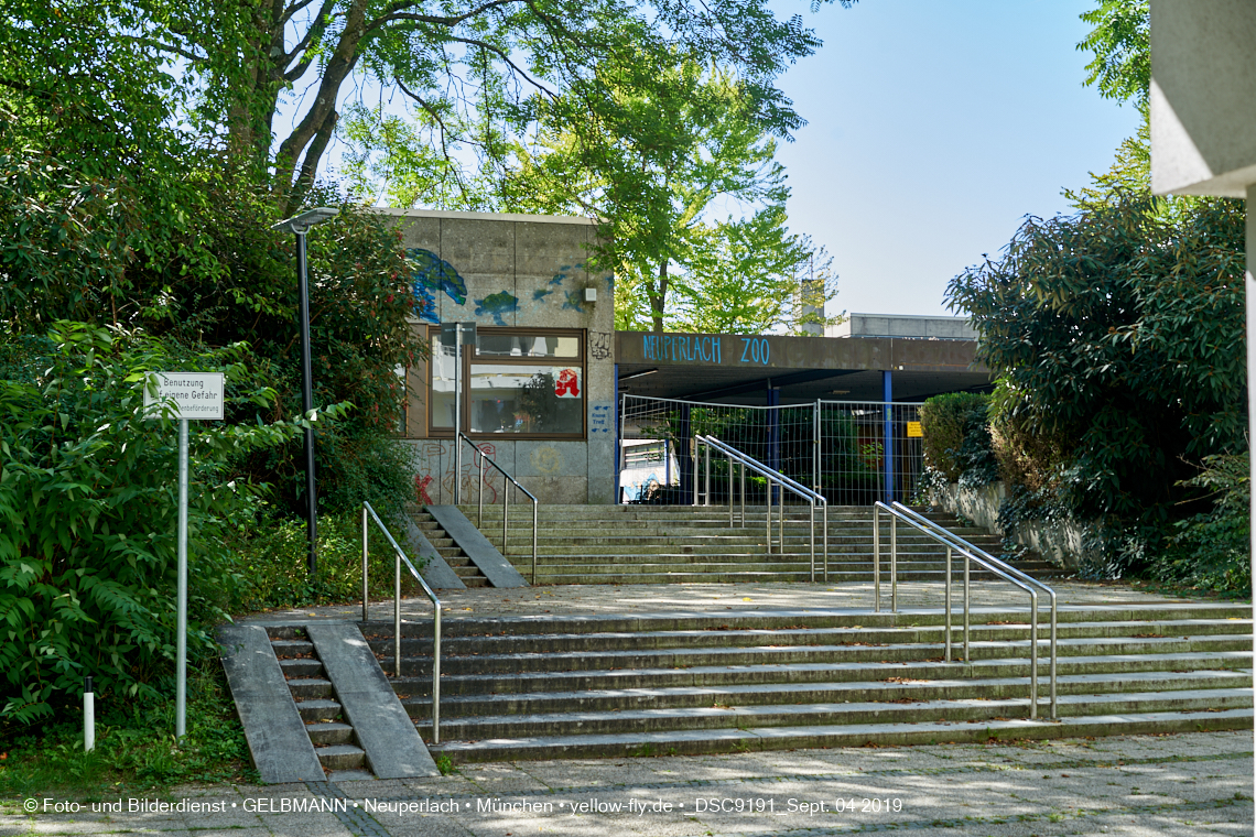 04.09.2019 - Einkaufs- und Wohnzentrum Quiddestraße in Neuperlach